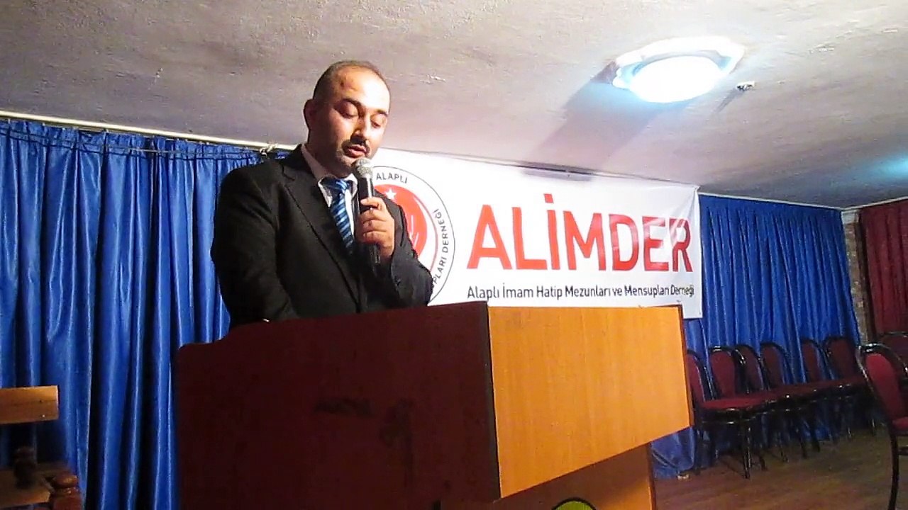 ALİMDER BAŞKANININ KONUŞMASI