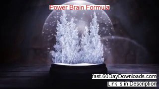 Power Brain Formula 2014 (my review and instant access)