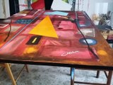 Francesco Cannone - Italian abstract artist - Ordine non ordine - Tecnica mista su tela (acrilici e smalti) cm. 98x138x2