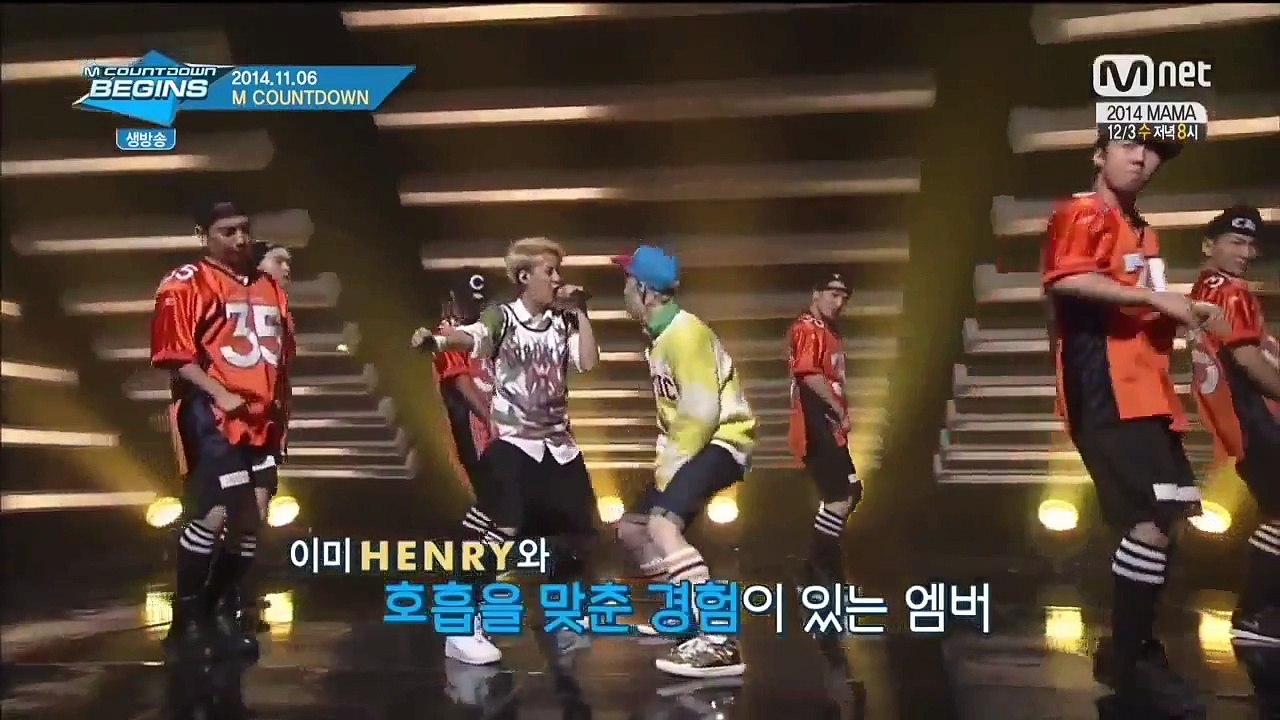 2014.11.13 MCountdown: Zhou Mi - Rewind & BTS [HD]