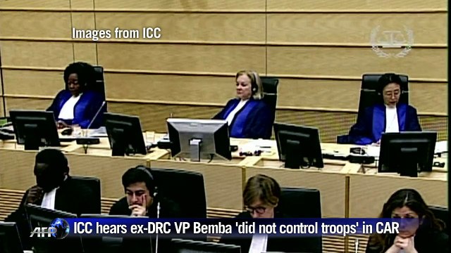 ICC hears ex-DRC VP Bemba didn't control troops in CAR
