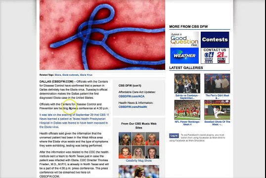 Ebola CONFIRMED in AMERICA Illuminati Depopulation Plan Greenlighted