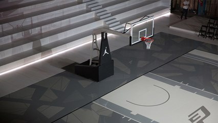 Check Out Jordan's New Private Basketball Venue Inside an Airplane Hangar
