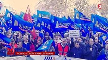 Les policiers manifestent à Paris