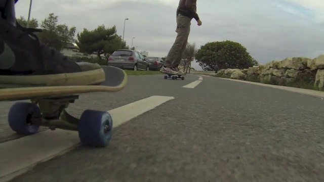 Test 2 Gopro skate roues longboard LR