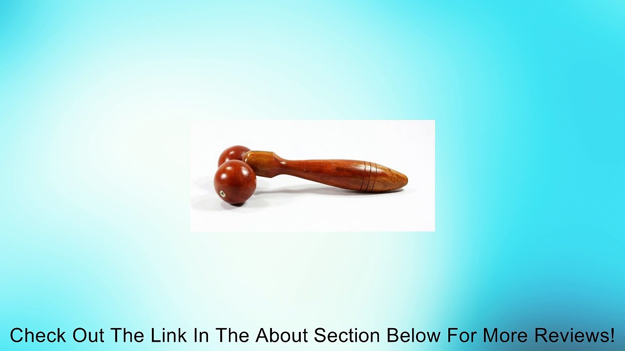 Wooden Thai Wood Double Roller Massage Stick Ball Massager Body Review