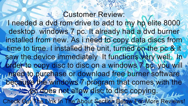 Asus DVD-E818AAT 18X SATA Internal DVD-ROM Drive Bulk (Black) Review