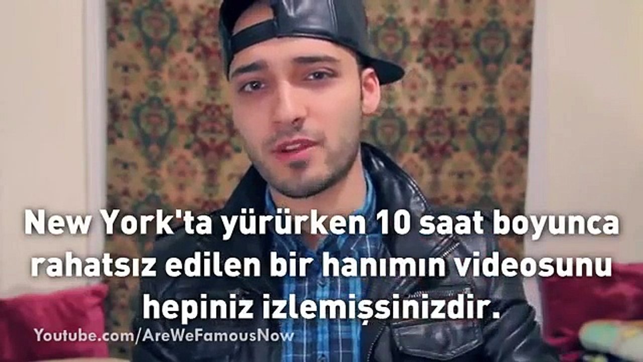 New York'ta 5 Saat Tesettürlü Dolaşan Kadına İnsanların Tepkisi