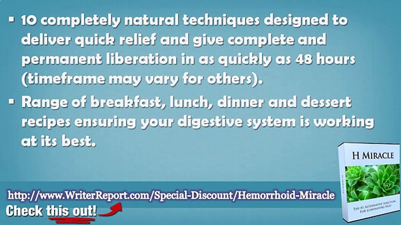 H Miracle Hemorrhoids Review - Does Hemorrhoid Miracle Work