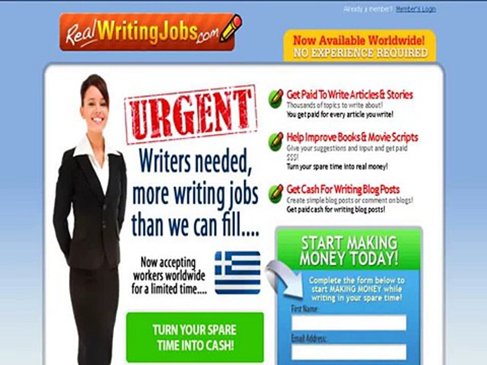 Real Writing Jobs