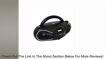 Axess PBBT2702 Portable Bluetooth Boombox with CD, FM Stereo, USB/SD Inputs Review
