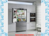 Liebherr HC2061 194 Cu Ft Gray Counter Depth BuiltIn Bottom Freezer Refrigerator Energy Star