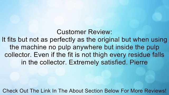 Brand New Pulp Collector for Jack Lalanne Power Juicer Review