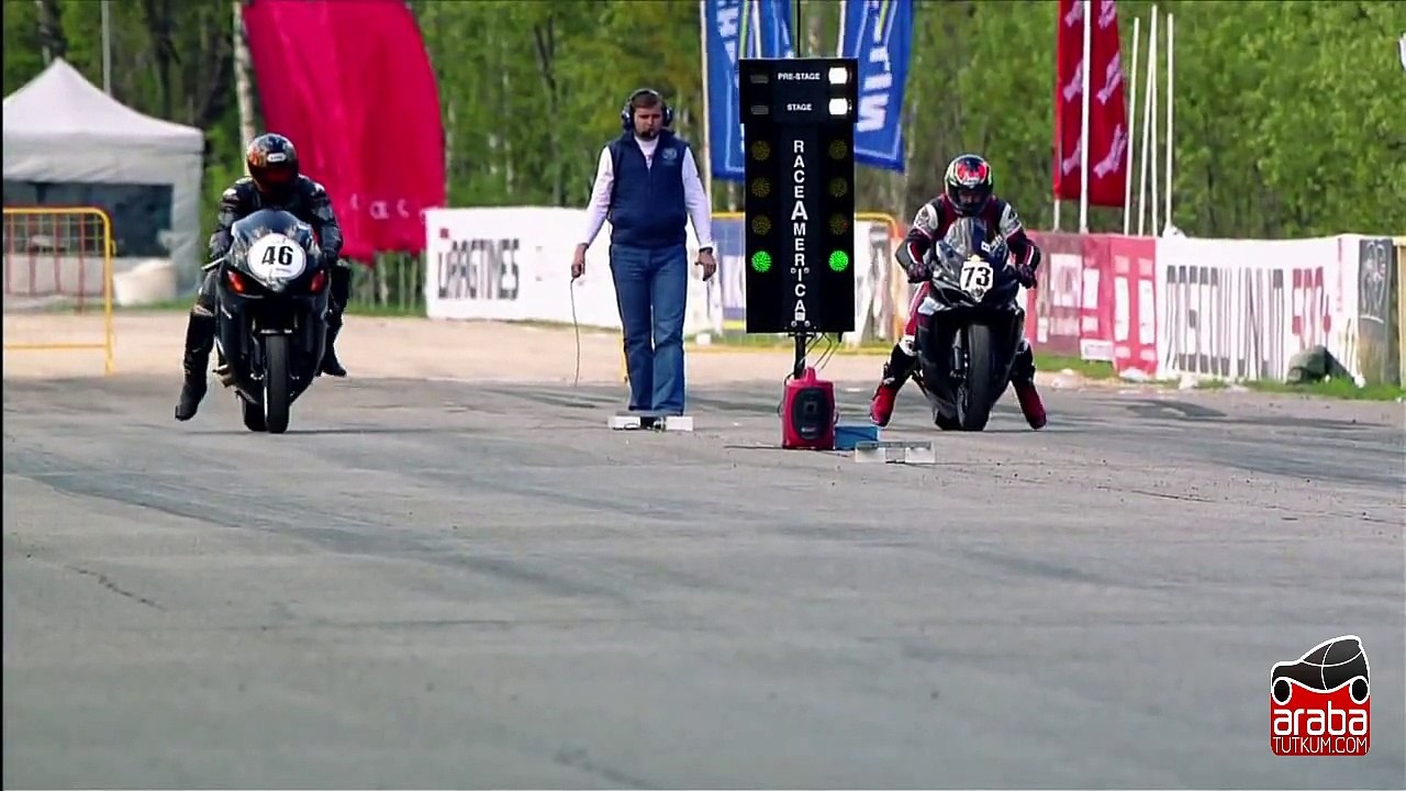 Hayabusa GSX 1300R vs GSX R-1000 vs Nissan GT-R - Araba Tutkum