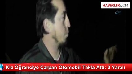 Bartın'da Kız Öğrenciye Çarpan Otomobil Takla Attı: 3 Yaralı