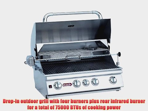 Bull Outdoor Products BBQ 47629 Angus 75000 BTU Grill Head Natural Gas
