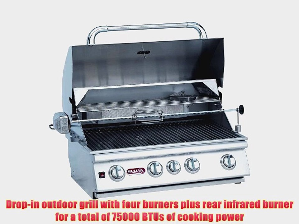 Bull Outdoor Products BBQ 47629 Angus 75000 BTU Grill Head Natural Gas
