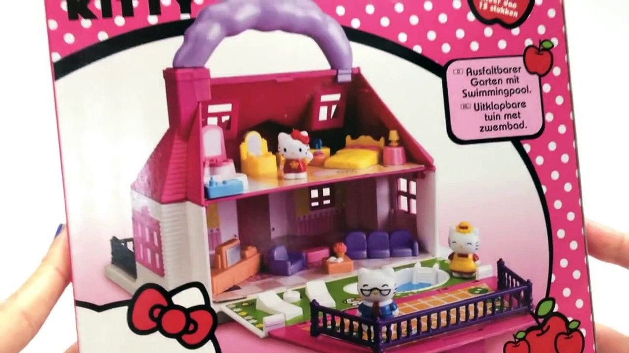 Hello Kitty Mini Doll House Carry Along Play Set Casa de Muñecas Transportable ハローキティ
