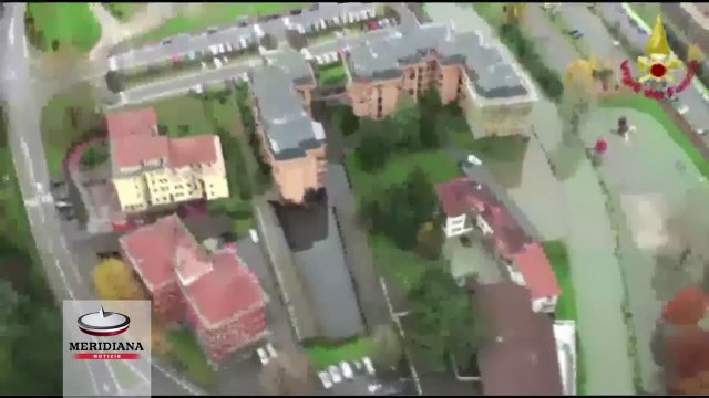 Maltempo in Lombardia, le riprese aeree delle zone alluvionate di Verbano e Lambro