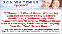 best skin care products - Skin Whitening Forever Review