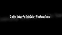 Creative Design -Portfolio Gallery WordPress Theme