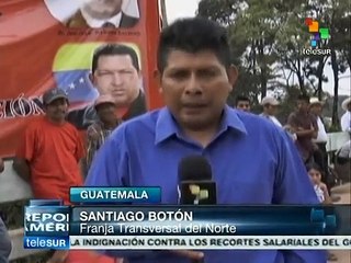 Campesinos de Guatemala cumplen tres días de manifestación pacífica