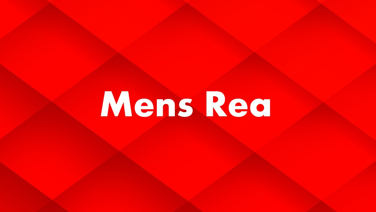 Mens Rea