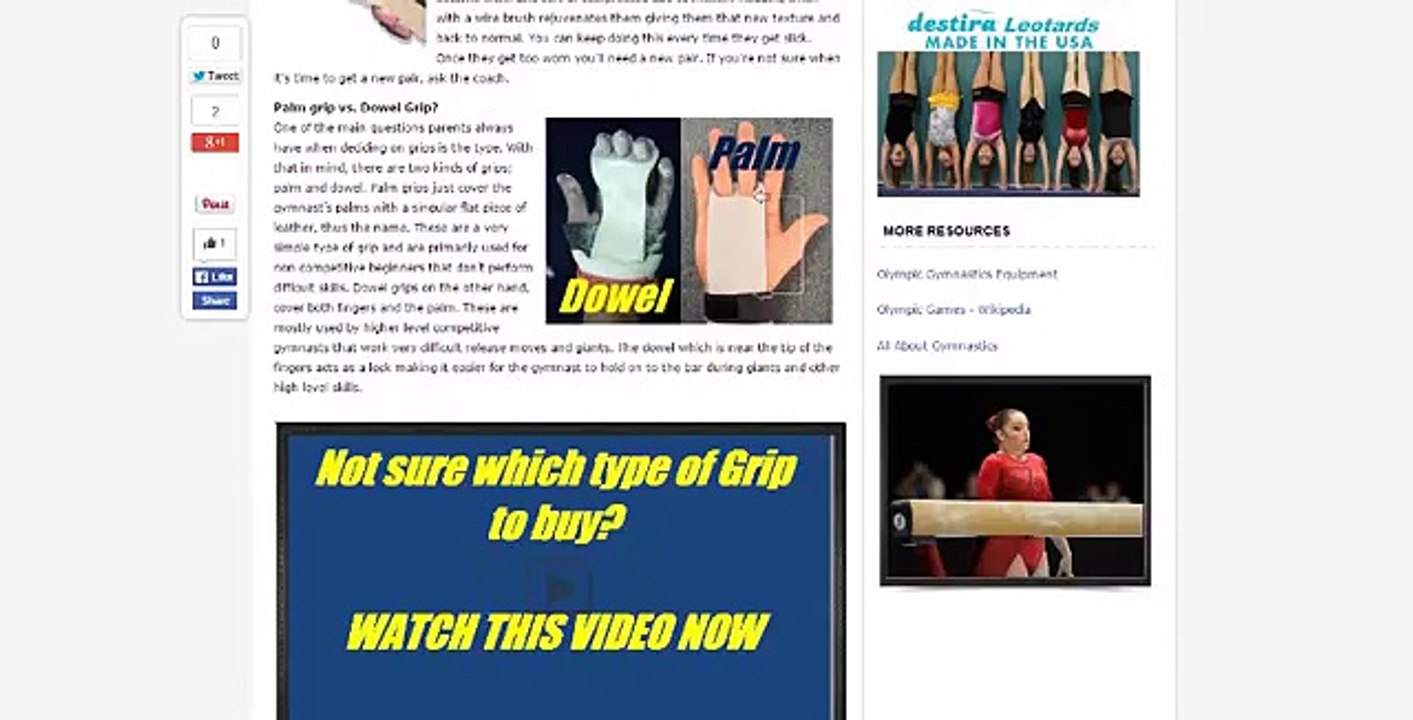 Grips for Gymnastics at Home