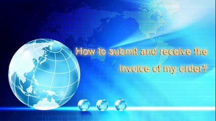 How to submit invoice title of my order for online digital publishing service?