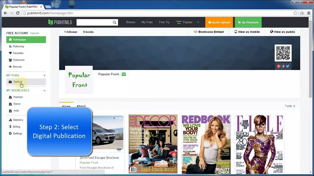How can I change settings of e-Magazine after publishing online?