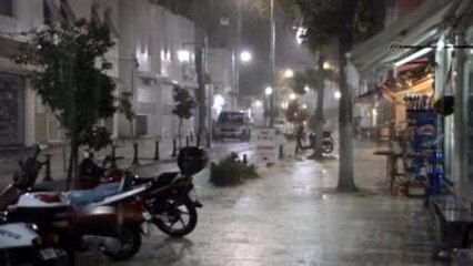 Bodrum'da Kuvvetli Sağanak