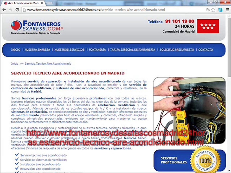 aire acondicionado madrid reparaciones