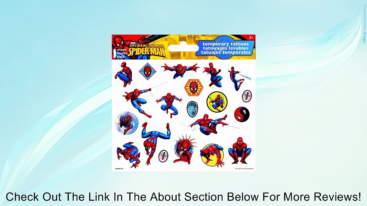 Sandylion Spider-Man Temporary Tattoo Review
