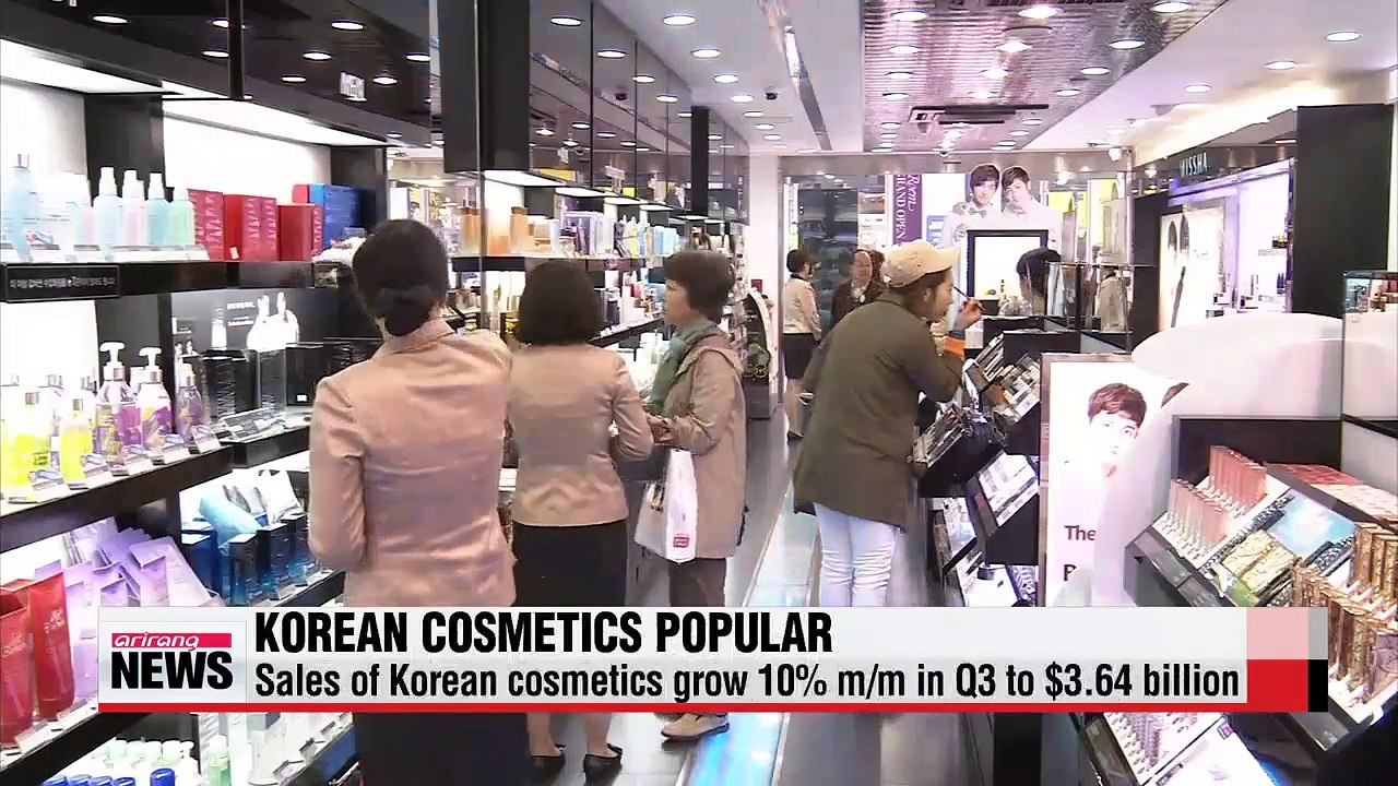 Korean cosmetics market grows on popularity of Korean wave