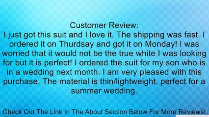 Big Boys White Suit Dresswear Set Review