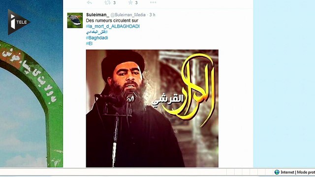 Le numéro 1 de l'Etat islamique serait toujours en vie