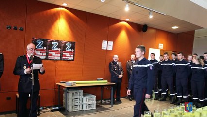 Remise de diplôme  du brevet de J.S.P de Maine-et-Loire