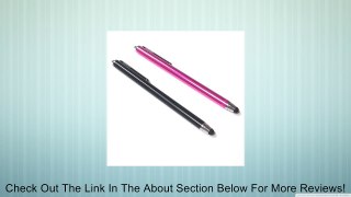 Bargains Depot (Black & Pink) -- 2 pcs (2 in 1 Bundle Combo Pack) SILM / ACCURATE / FINE POINT / THINNER BARREL Capacitive Stylus/styli Universal Touch Screen Pen for Tablet PC Computer : Lenovo Ideapad A1 22282MU 7 Inch Tablet, Lenovo Ideapad K1 130422U