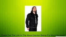 Justing Black Coated Denim Jacket Rocker Jacket Waxed Jacket Size: Small Review