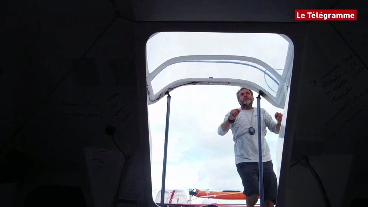 Route du Rhum. Images du bord : Picoty - Lac de Vassivière Jour 11