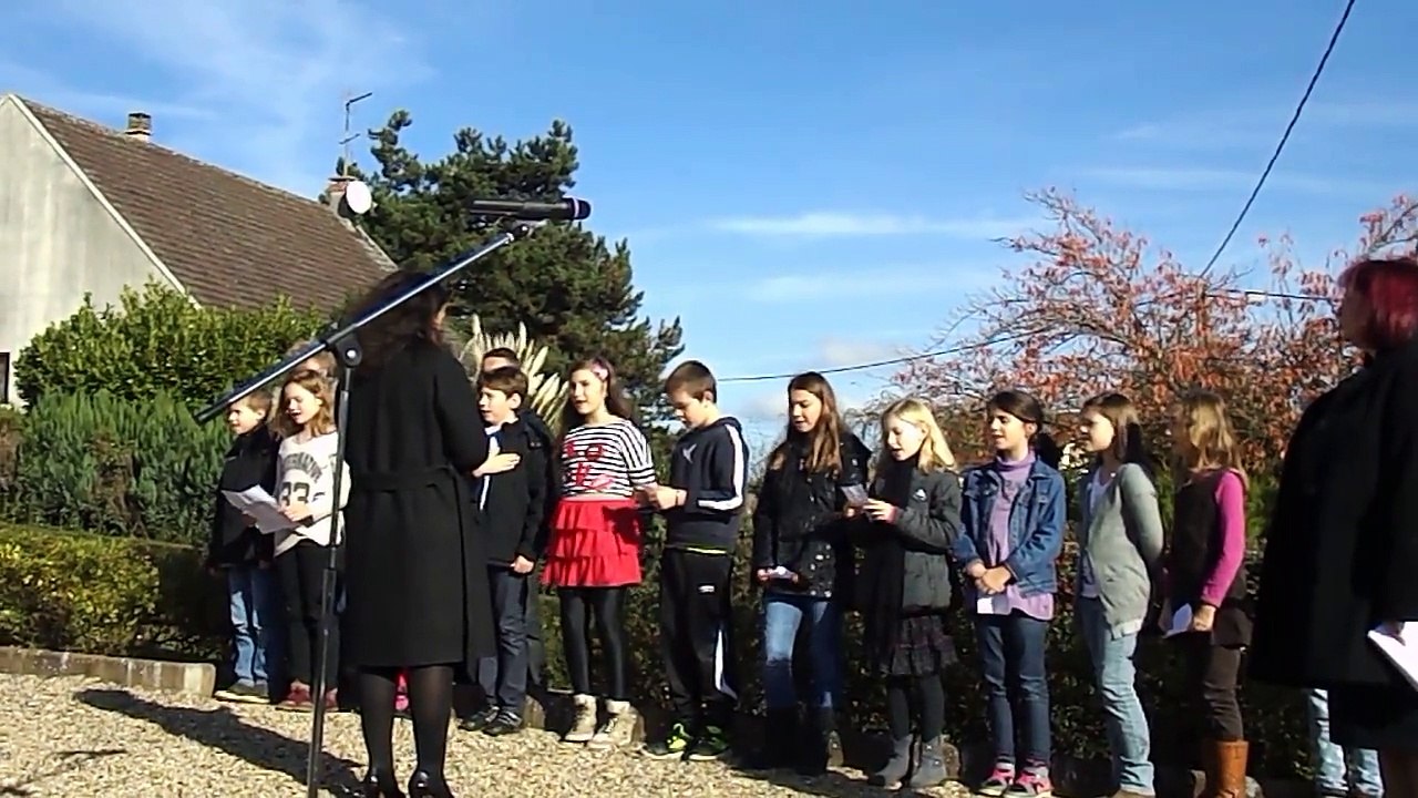 Brenouille : 11 novembre chanté par les enfants