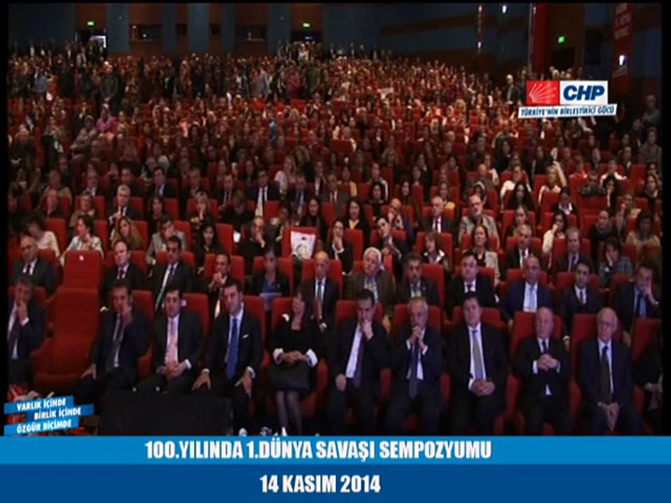 100. YILINDA 1. DÜNYA SAVAŞI SEMPOZYUMU 14/11/2014