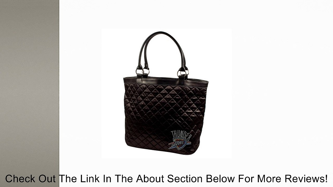 OKLAHOMA CITY THUNDER NBA SPORT NOIR QUILTED TOTE Review