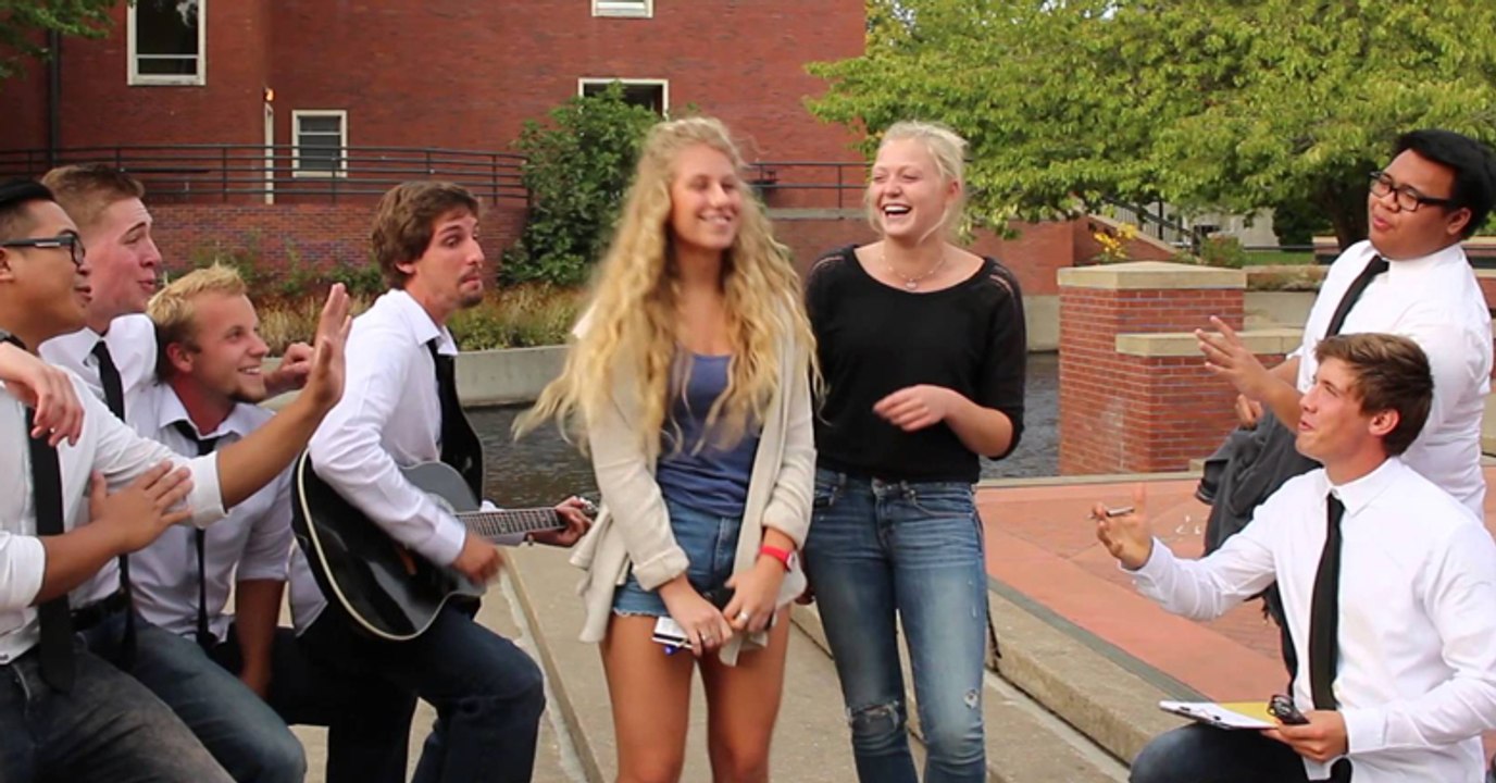 Serenading College Girls Prank