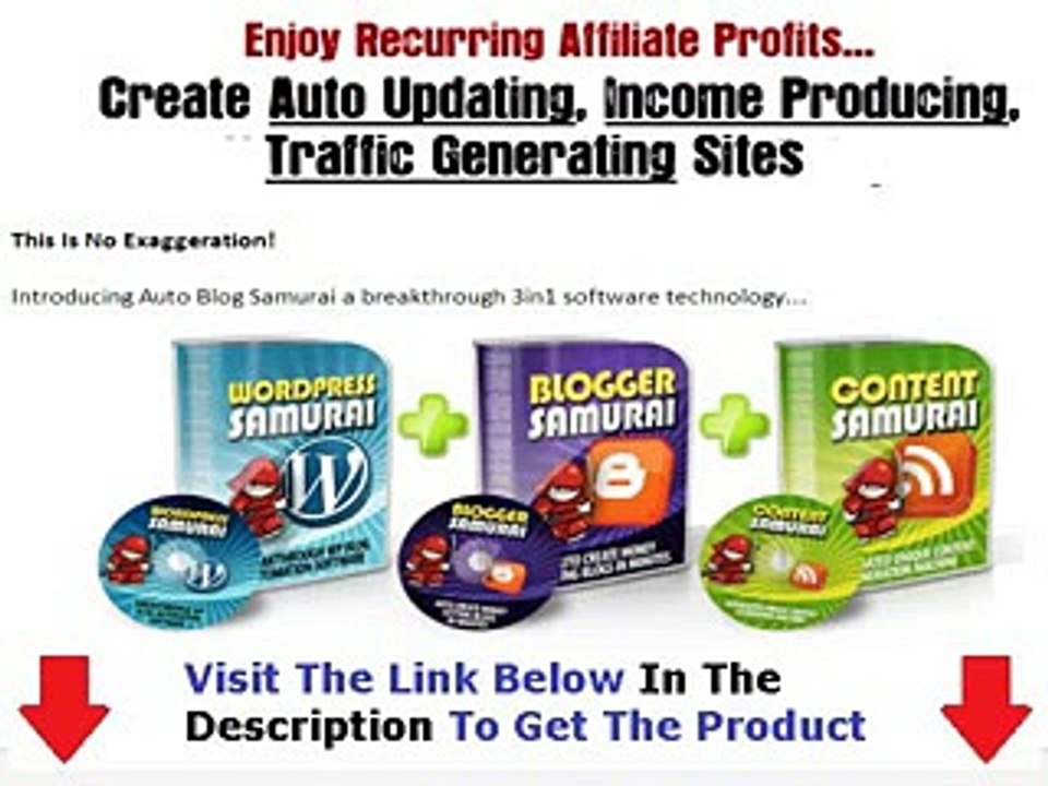 Auto Blog Samurai Honest Review Bonus + Discount