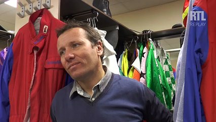 Thierry Duvaldestin, entraîneur du 7, Soleil du Fossé, dans le Prix de Bretagne