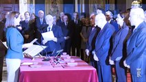Roma - Giuramento dei nuovi Giudici della Corte Costituzionale (11.11.14)