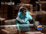 Anti Shehla Slogans in Sindh Assembly Session-14 Nov 2014