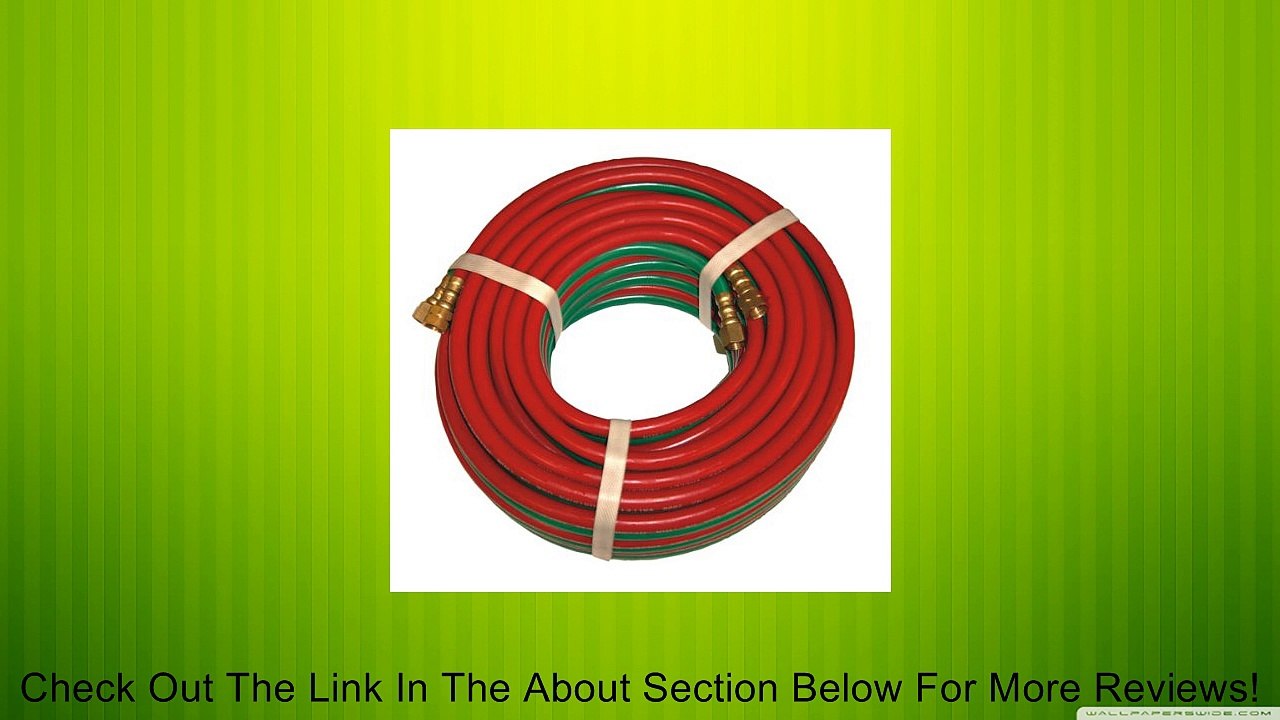 XtremepowerUS 100 FT X 1/4" ID Oxygen & Acetylene Twin Welding Hose 300PSI Home/Business Welder Review
