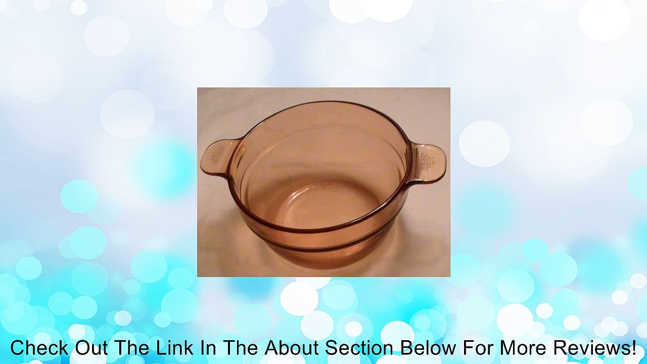 Visions Corning France Amber Double Boiler Insert V-20-B Review